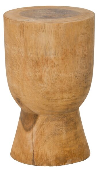 Masuta laterala, Koa, Natural, 28x28x46 cm