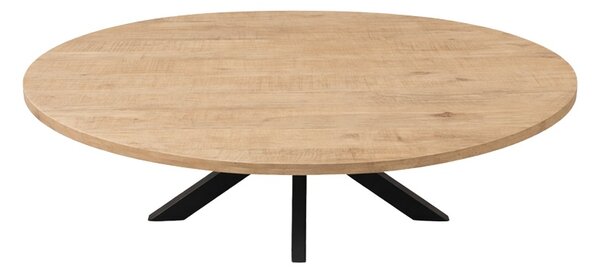 Masa de dining, Jenma, Negru, 100x200x76 cm