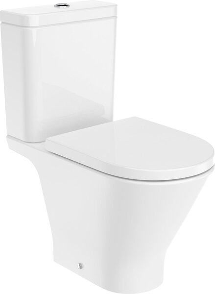 Roca Gap Round vas wc compact alb A3420N8000