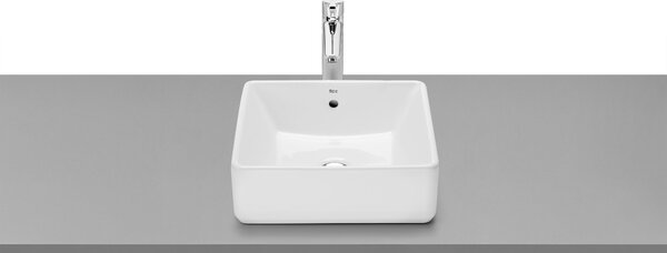 Roca Gap lavoar 39x37 cm dreptunghiular de blat alb luciu A3270ML000