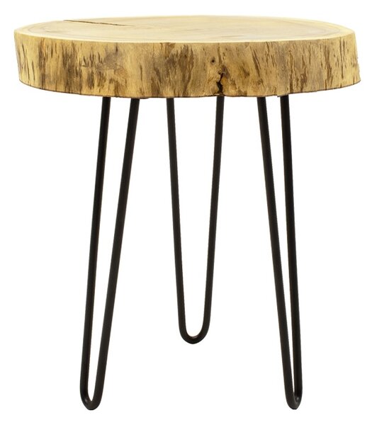 Masuta auxiliara, Tripp I, Natural, 41x41x45 cm