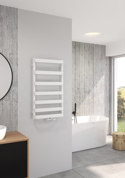 Oltens Varme calorifer de baie scară 89.5x50 cm alb 55000000