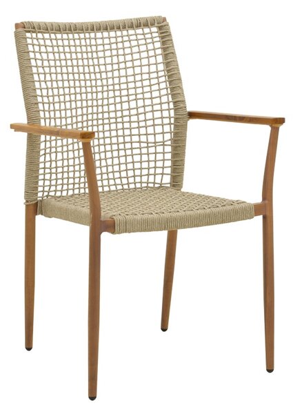 Scaun Stivuibil, Solana, Natural, 57x56x95 cm