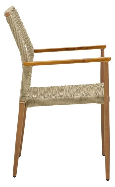 Scaun Stivuibil, Solana, Natural, 57x56x95 cm