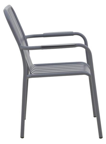 Set 5 masa si scaune gradina, Heven Vista, Antracit, 80x150x72 cm