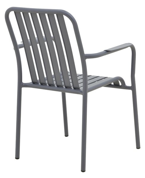 Set 5 masa si scaune gradina, Heven Vista, Antracit, 80x150x72 cm