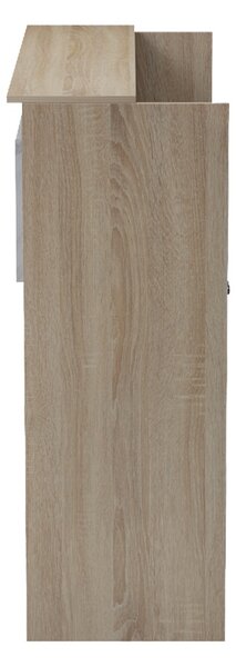 Receptie birou, Optima, Sonoma, 40x110x110 cm