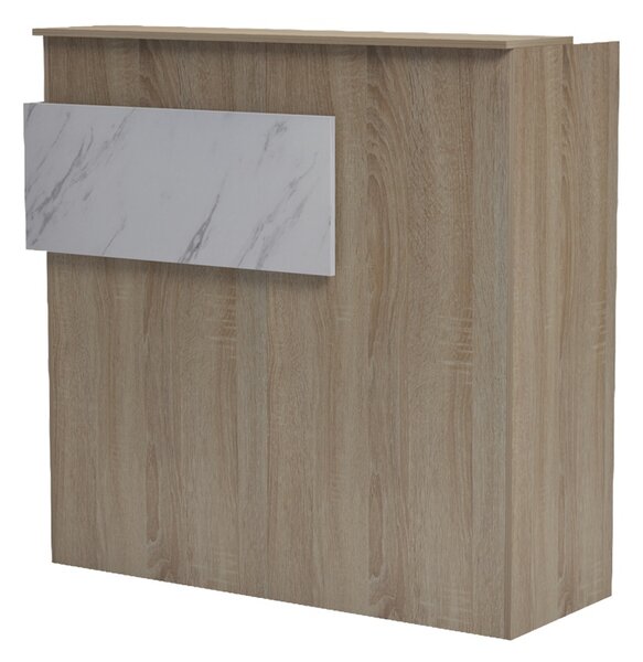 Receptie birou, Optima, Sonoma, 40x110x110 cm