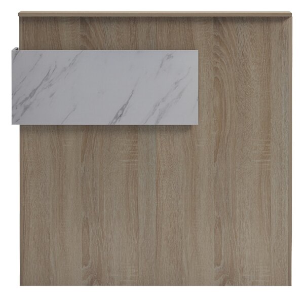 Receptie birou, Optima, Sonoma, 40x110x110 cm