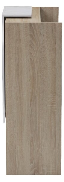 Receptie birou, Zowel, Sonoma, 40x90x110 cm