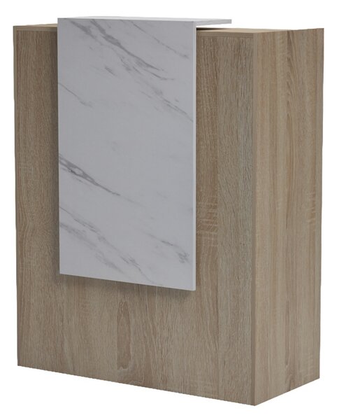 Receptie birou, Zowel, Sonoma, 40x90x110 cm