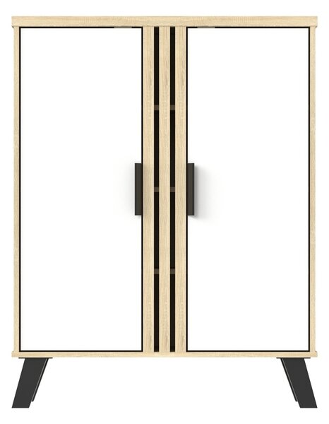 Pantofar, Shoby, Alb, 30x70.5x91 cm