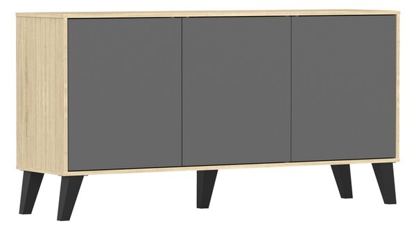 Bufet, Billie, Antracit, 40x149x77 cm