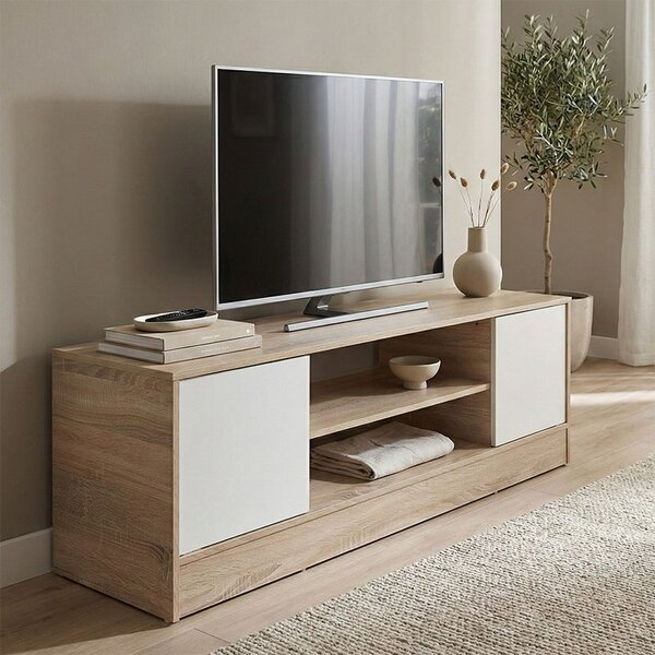 Comoda TV, Sasa, Stejar, 35x120x41.5 cm