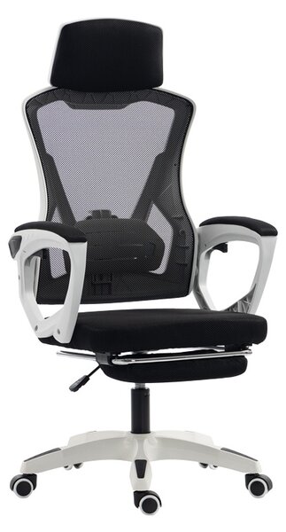 Scaun de birou V2, Meton, Negru, 60x48x128 cm