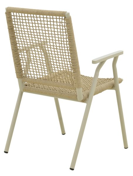 Scaun stivuibil, Weave, Natural, 63x57x86 cm
