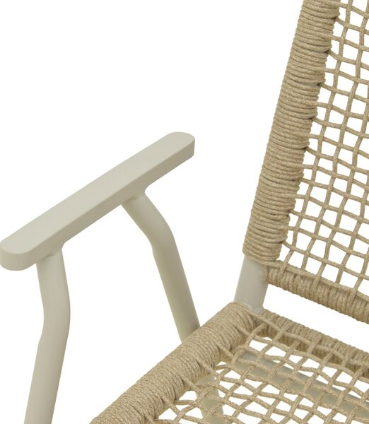 Scaun stivuibil, Weave, Natural, 63x57x86 cm