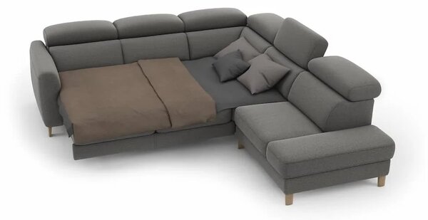 Coltar extensibil Boston cu depozitare si recliner