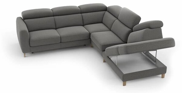 Coltar extensibil Boston cu depozitare si recliner