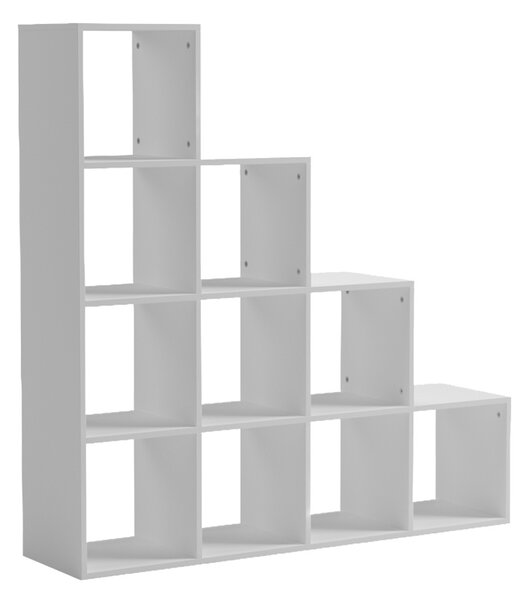 Biblioteca, Scala, Alb, 29x129.5x129.5 cm
