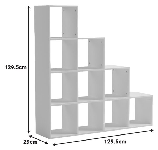 Biblioteca, Scala, Antracit, 29x129.5x129.5 cm