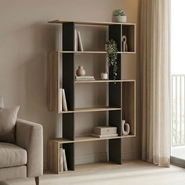 Biblioteca, Mito, Antracit, 25x108.5x161 cm