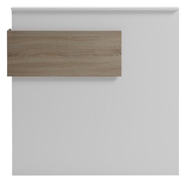 Receptie birou, Optima, Alb, 40x110x110 cm