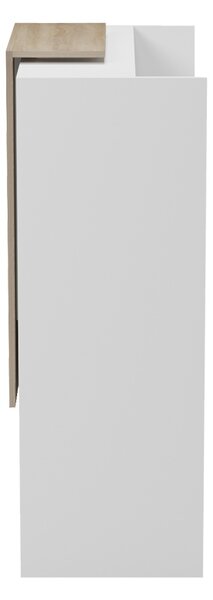 Receptie birou, Zowel, Alb, 40x90x110 cm