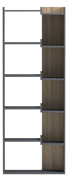 Biblioteca, Corpus, Antracit, 22x62x162 cm