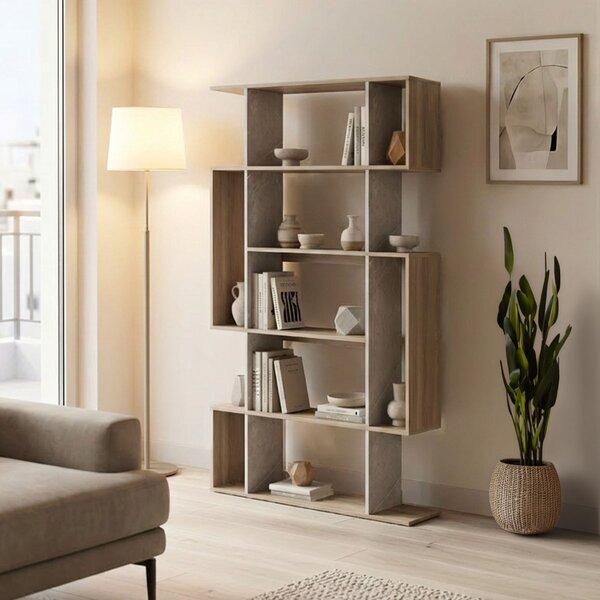 Biblioteca, Mito, Stejar, 25x108.5x161 cm