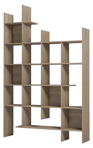 Biblioteca, Manco, Stejar, 25.5x122x188 cm