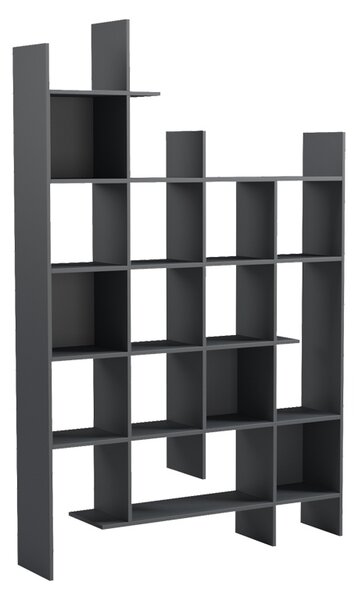Biblioteca, Manco, Antracit, 25.5x122x188 cm