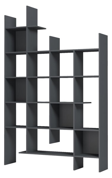 Biblioteca, Manco, Antracit, 25.5x122x188 cm