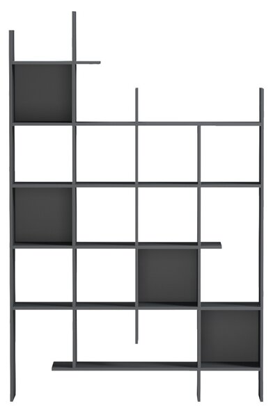 Biblioteca, Manco, Antracit, 25.5x122x188 cm