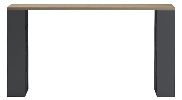 Birou cu raft, Labirent, Sonoma, 60x140x75 cm