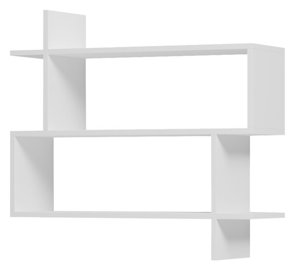 Raft de perete, Parallel, Alb, 22x70x65.5 cm