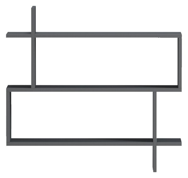 Raft de perete, Parallel, Antracit, 22x70x65.5 cm
