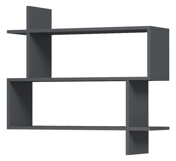 Raft de perete, Parallel, Antracit, 22x70x65.5 cm