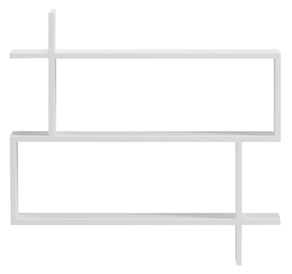 Raft de perete, Parallel, Alb, 22x70x65.5 cm