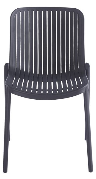 Scaun de gradina Stivuibil, Teragi, Antracit, 43.5x58x82 cm