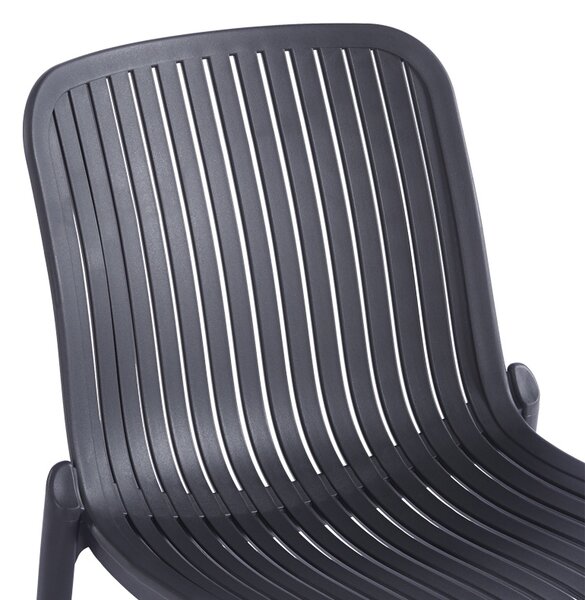 Scaun de gradina Stivuibil, Teragi, Antracit, 43.5x58x82 cm