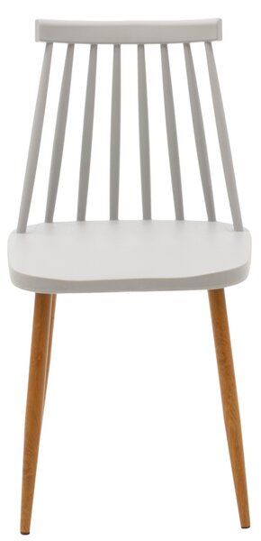 Scaun, Aurora, Gri, 49.5x42x77 cm