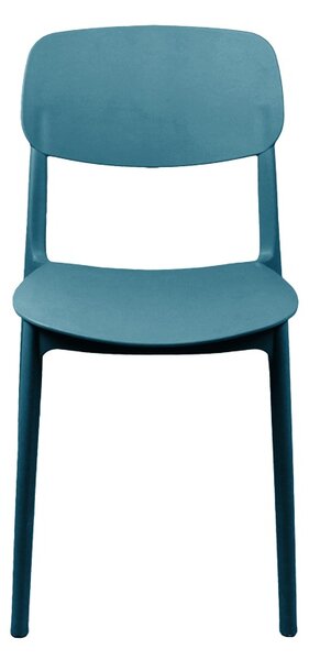 Scaun de gradina Stivuibil, Berdian, Albastru, 49x38x79 cm