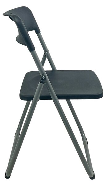 Scaun Pliabil, Edison, Negru, 49x38x73 cm