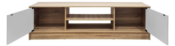 Comoda TV, Sasa, Alb, 35x150x41.5 cm