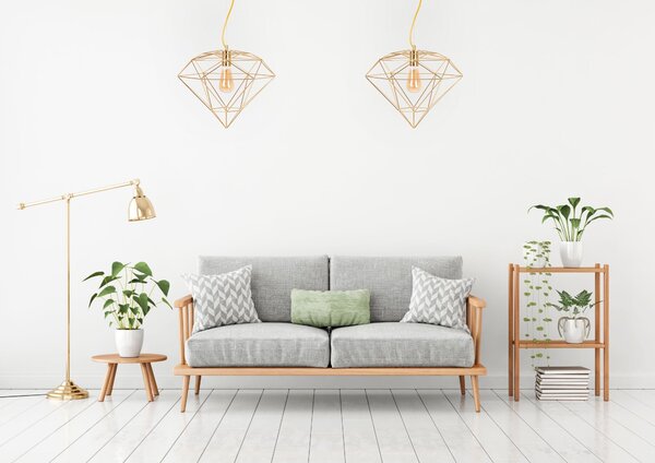 LAMPĂ DIAMANT METAL LOFT LIGHT GOLD APP562-1CP