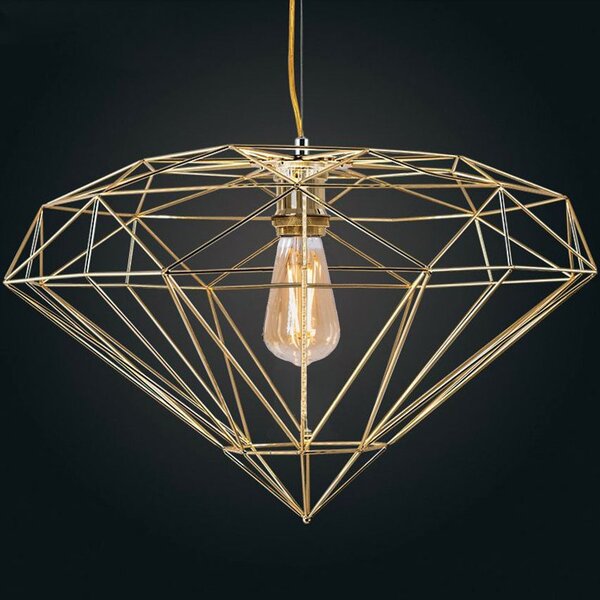 LAMPĂ DIAMANT METAL LOFT LIGHT GOLD APP562-1CP