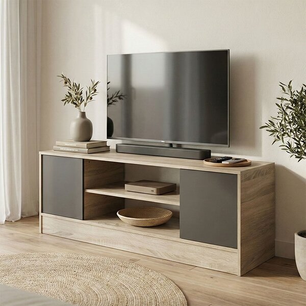 Comoda TV, Sasa, Sonoma, 35x120x41.5 cm