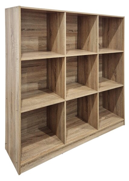 Biblioteca, Gridea, Stejar, 30x119.5x121 cm