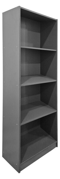 Biblioteca, Kendy, Antracit, 30x60x167 cm